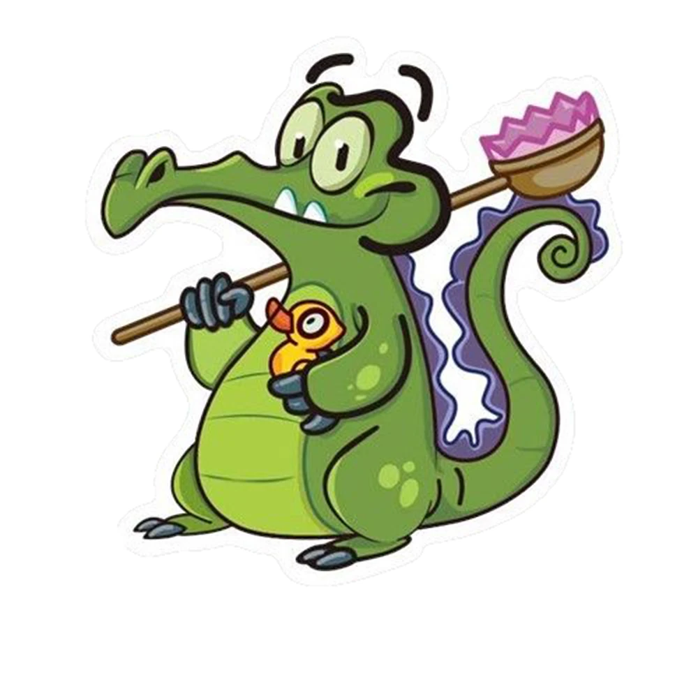 Вода Крокодил утка Ванна игра скейтборд багажник автомобиля наклейки на