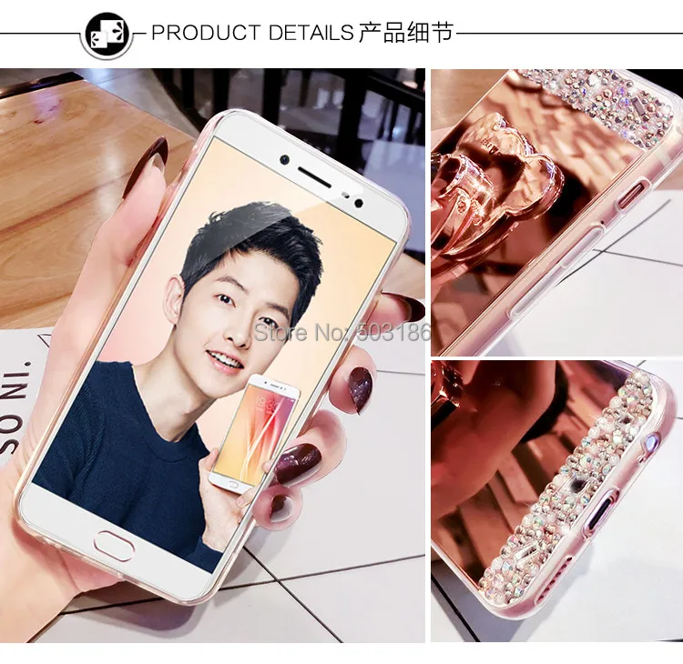 Beautiful Diamond Silicone Mirror Soft case For iPhone 11 Pro X XS Max XR 7 8 6 6s Plus 5 5S Rhinestone cover Phone cases |