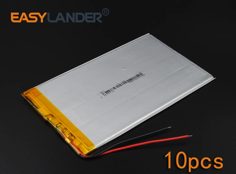 10 шт./лот 3 7 V 11.1wh 2575130 литий полимерный ионный аккумулятор для iPAQ Power Bank
