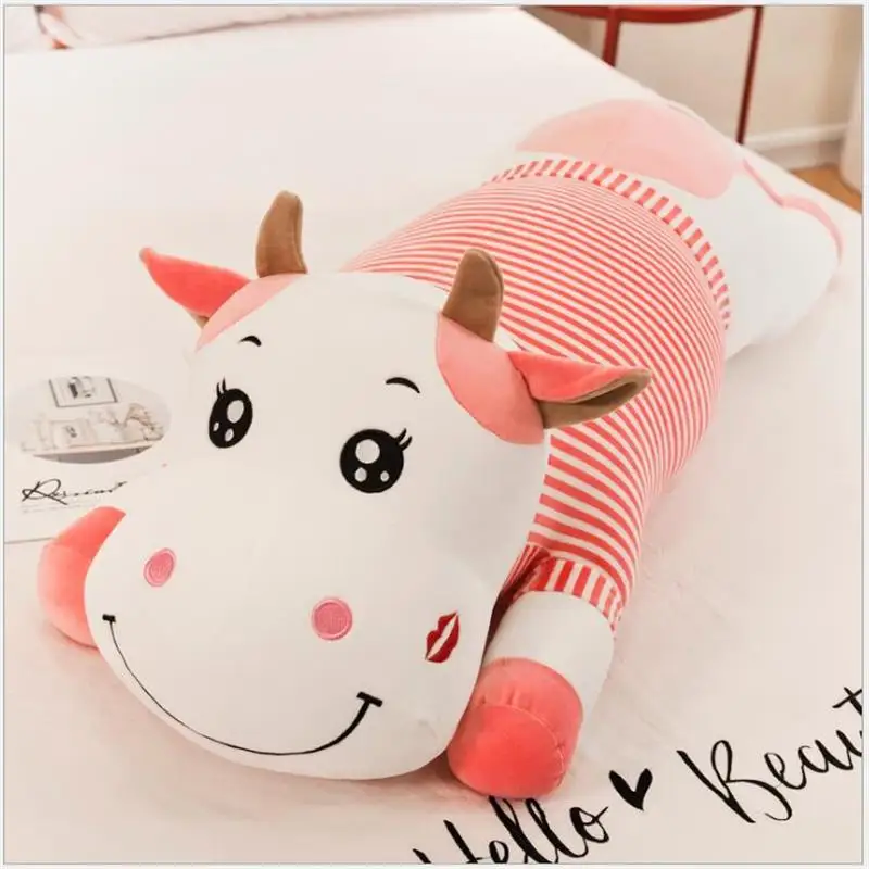 Kawaii Мультфильм молочная корова плюшевые игрушки мягкие животные куклы мягкая