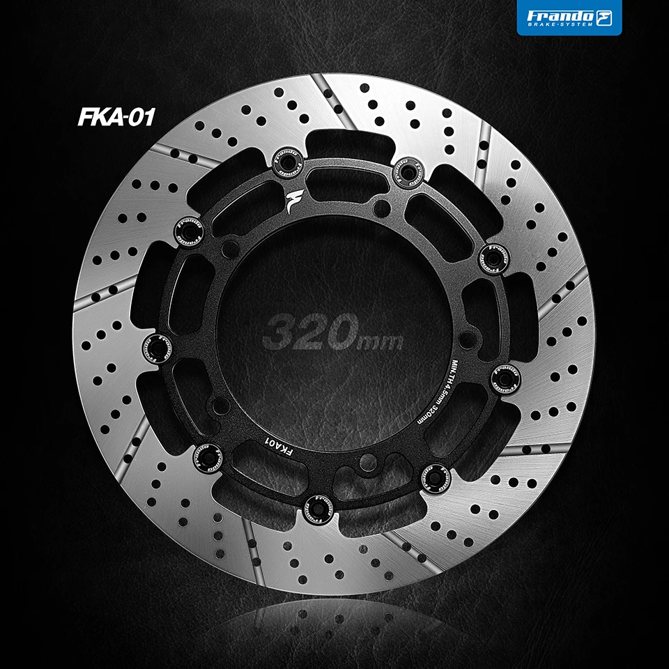 Frando CNC алюминиевый сплав Тормозной суппорт кронштейн для kawasaki Ninja 400 модификация мотоцикла 84 мм тормозной суппорт кронштейн алюминиевый - Цвет: 320mm Brake disc