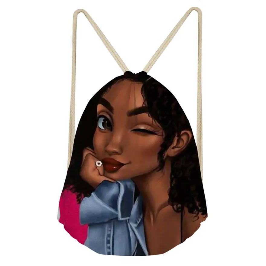 Женская пляжная сумка на шнурке FORUDESIGNS в этническом стиле черного цвета 2019 | Багаж