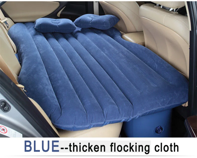 Free shipping--- flocking clothing Holiday Travel car air bed /Car Back Seat Cover / Inflatable Mattress Air Bed styling | Автомобили и