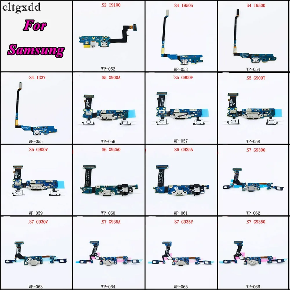 Cltgxdd 1 шт. зарядный гибкий кабель для Samsung Galaxy S2 I9100 S4 S5 S6 G9250 S7 разъем наушников USB