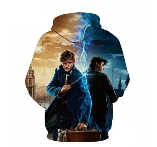 Gryffindor костюм Слизерин для мужчин женщин 3D толстовки кофты Мода Harri пуловер Trackusits S-XXXXXL
