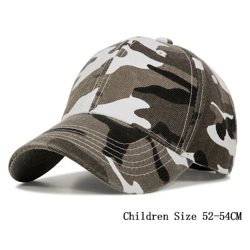 Camouflage REAKIDS/летняя бейсболка, шапочка для мальчиков и девочек, детская повседневная Кепка, Летние Стильные Детские шапки, камуфляжная сетчатая Детская кепка на весну - Цвет: Camouflage