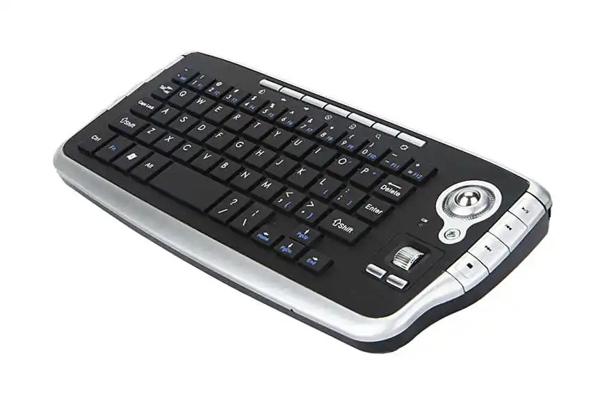 Белый Hongsund Mini Fly Air mouse 2,4G Беспроводная 3D воздушная мышь с мини беспроводной клавиатурой есть трекбол мышь - Цвет: Белый