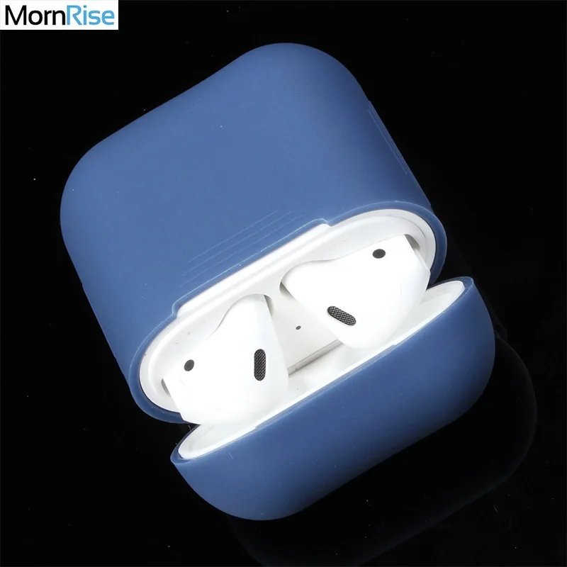 Матовый Мягкий ТПУ силиконовый чехол для Apple AirPods 2 Airpods зарядный Air pods