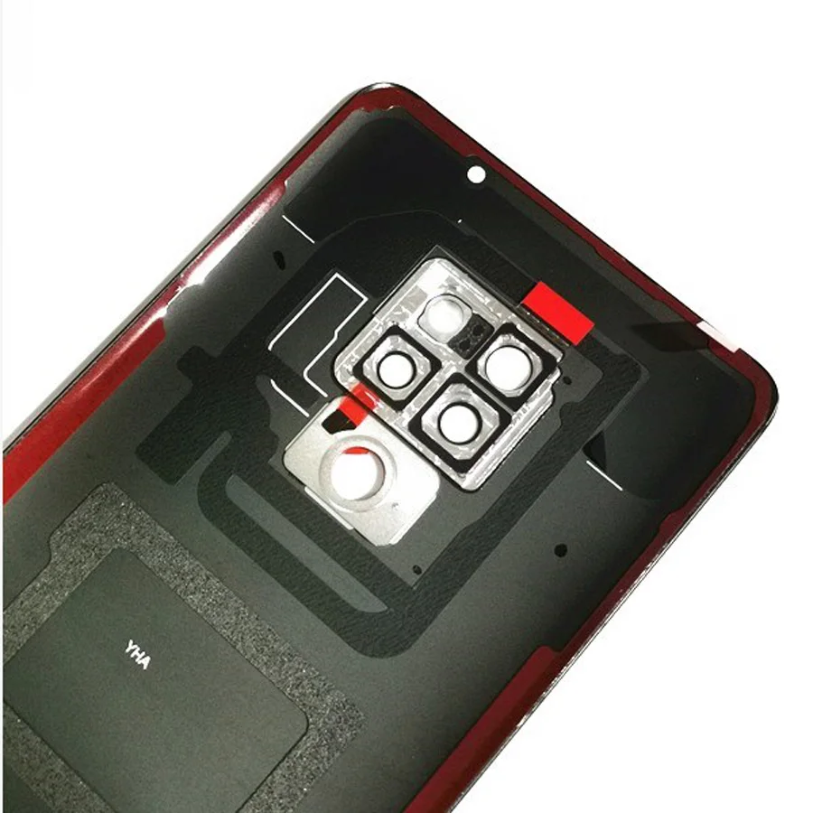 Материал стекло задняя крышка корпуса для huawei mate 20 X Задняя крышка батареи чехол с объективом камеры+ клей для mate 20X
