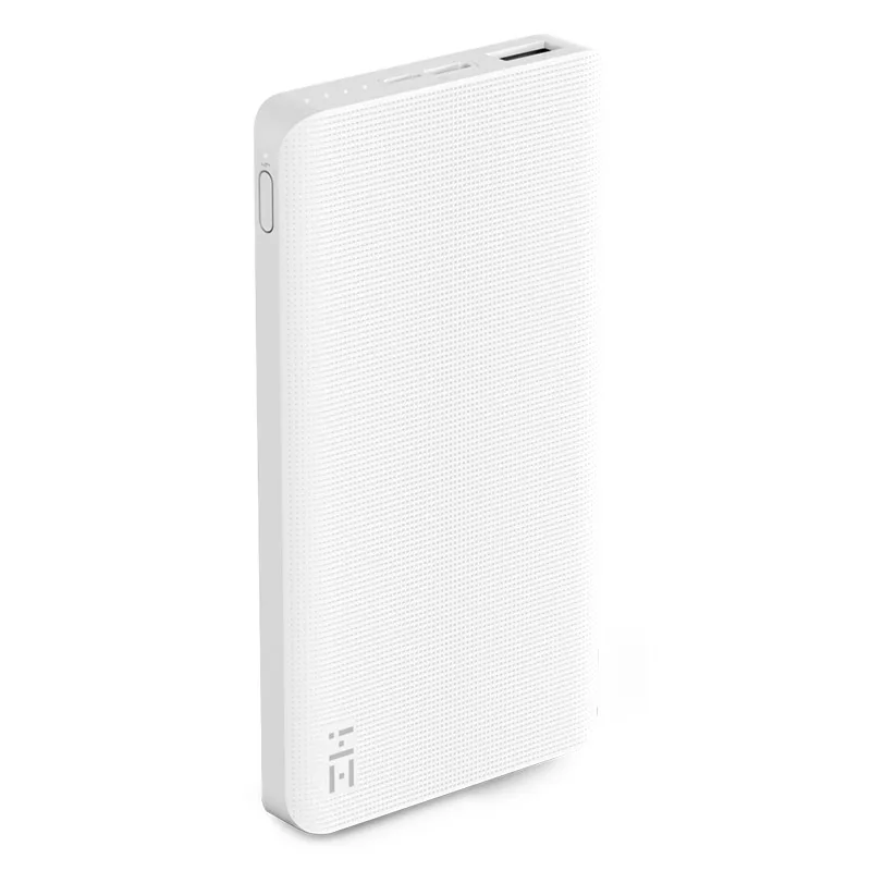 ZMI power Bank 10000 мАч Внешний аккумулятор Портативная зарядка Быстрая зарядка 2,0 Двусторонняя Быстрая зарядка для iPhone - Цвет: White