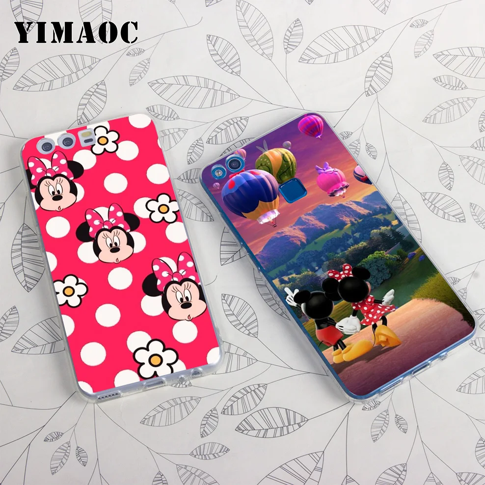 Yimaoc Микки и Минни Маус Мышь мягкий чехол для huawei Honor 10 9 8X 8C 8 7C 7X 7A Pro 6A Note Nova 3i 3 2i Y6 Y7 Y9