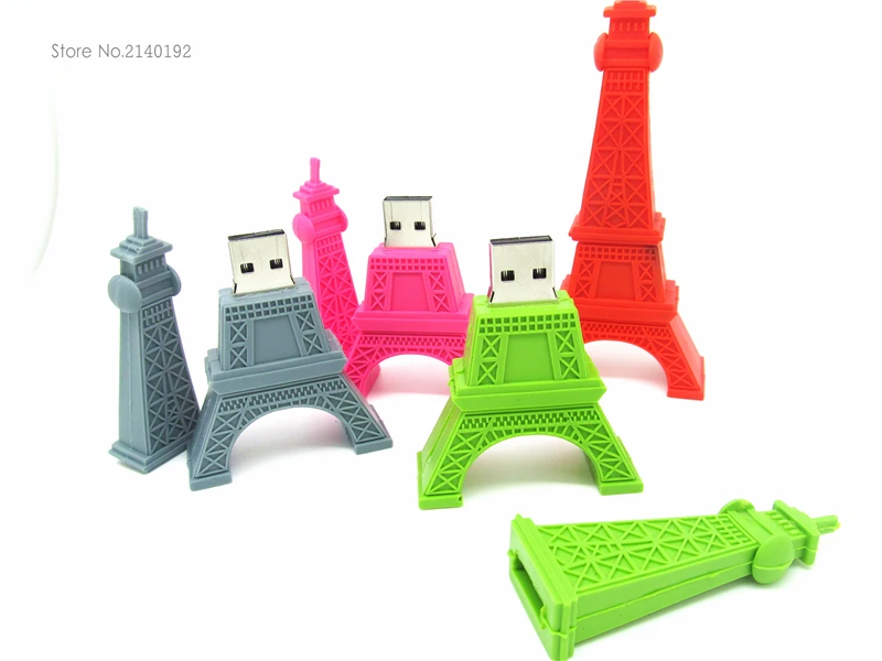 Флеш накопитель с изображением Эйфелевой башни U диск USB флэш башня здания флеш 4