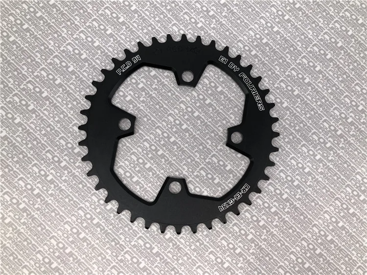 36T black Fouriers велосипедная цепь круг BCD94 узкая широкая 32 T/34 T/36 T/38 T/40 T MTB горный велосипед цепь колесные велосипедные детали - Цвет: 36T black