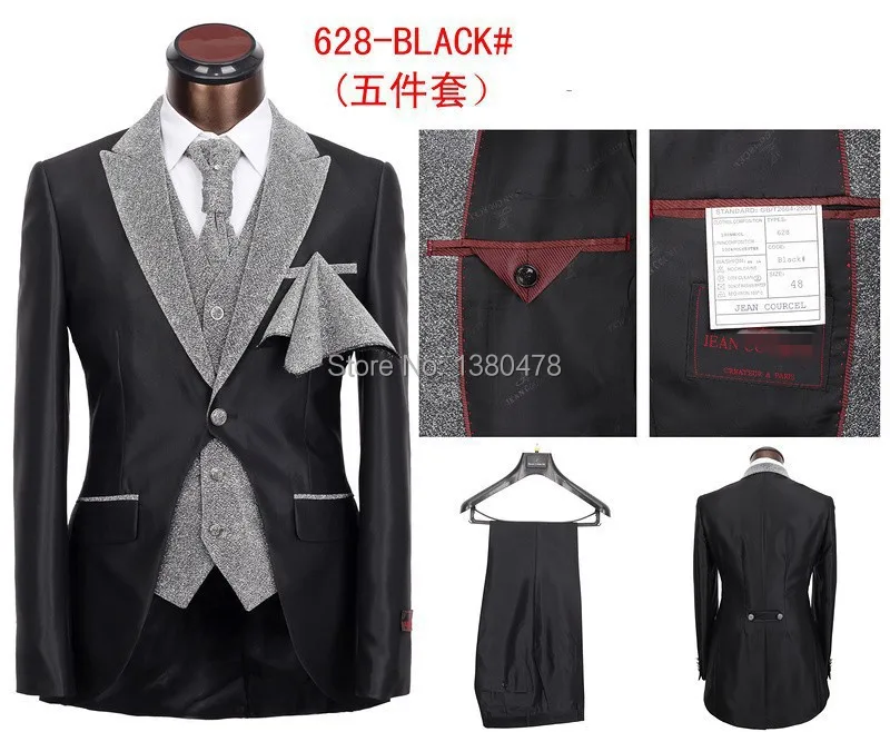 Новейшие мужские брендовые деловые костюмы свадебные для досуга 5 предметов