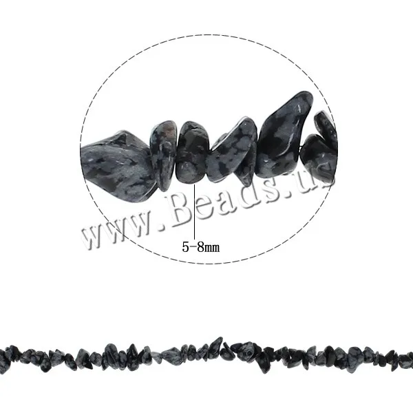 

Semi-precious Snowflake Obsidian beads DIY Jewelry Findings Beads 5-8mm Freeform Shape Gem stone Chip Loose Beads 260PCs/Strand
