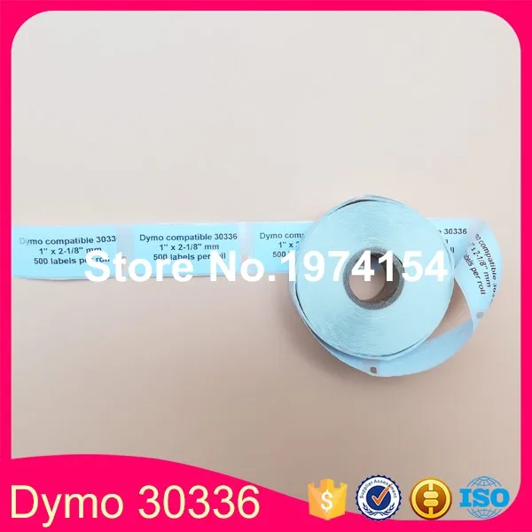 4 x совместимые рулоны Dymo 30336 1 &quotx 2 1/8&quot LabelWriter etiketten (другие продукты: 30252 30324 30256 30323