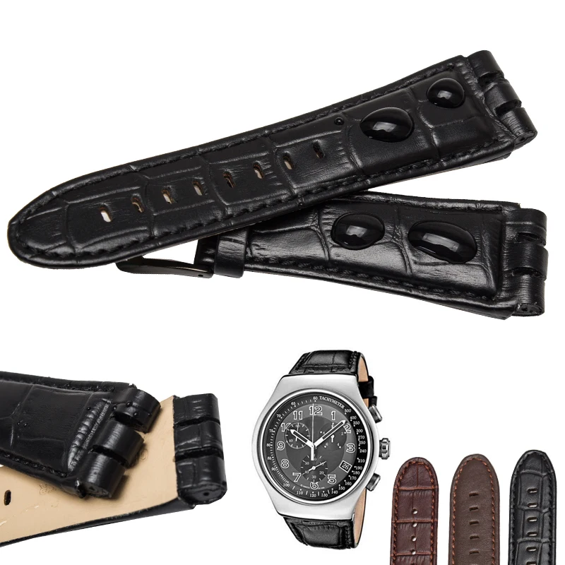 New arrival 23mm Genuine leather watckband  soft leather strap for YOS440 449 401G 447 448