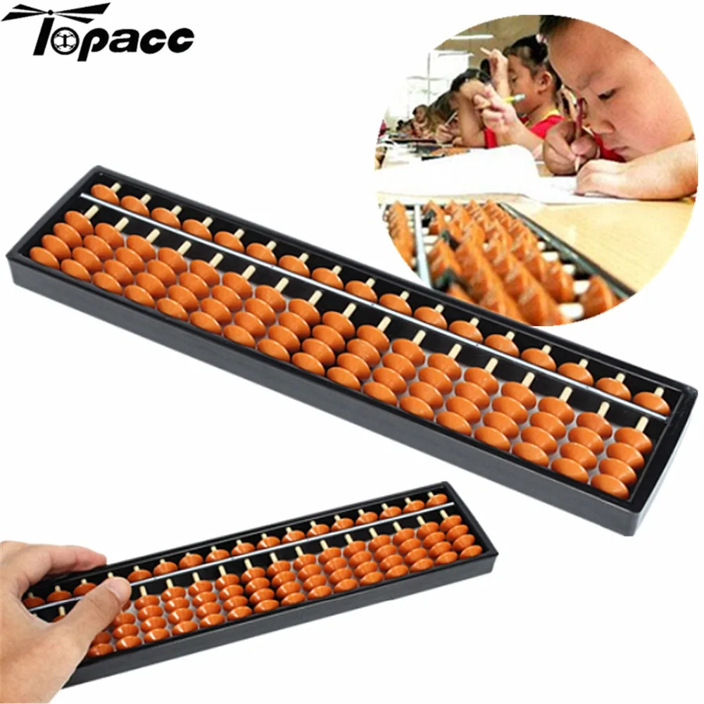 Новые нетоксичные пластиковые материалы Abacus арифметические 17 цифр детские математические вычисления инструмент Развивающие игрушки для детей