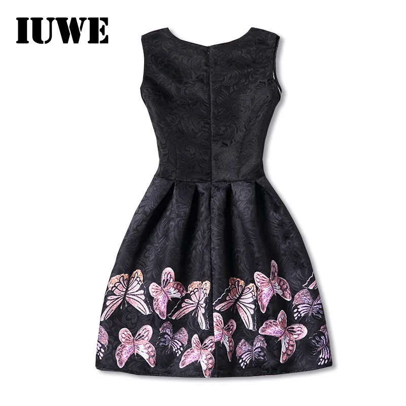 Girls Summer Dresses 2017 Pink Butterfly Black Children Kids Clothes for Teenager Family Clothing Mother Daughter Matching Dress | Мать и