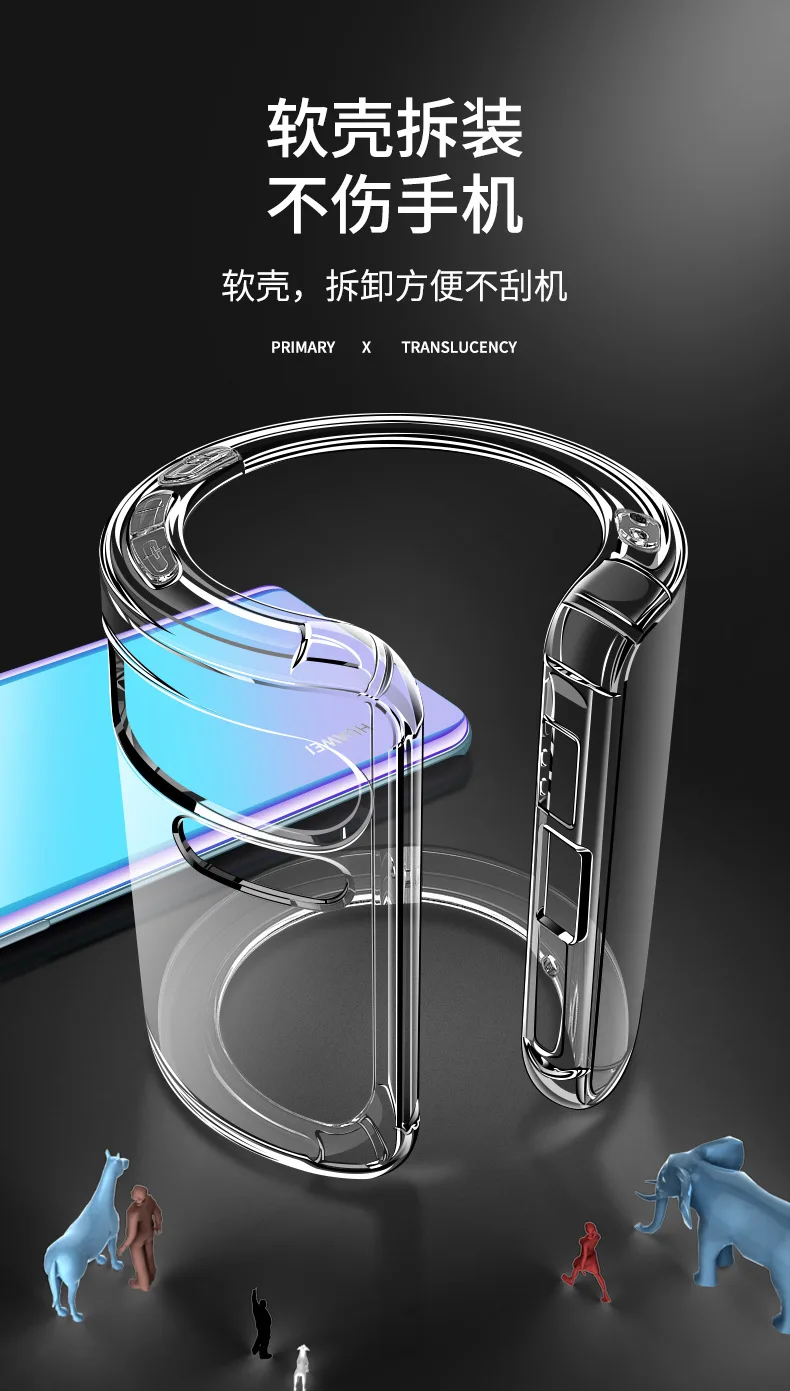 Huawei Honor 8 9 10 Lite P9 P10 Plus P20 P30 30Pro mate 20 Pro Lite чехол из прозрачного ТПУ для huawei Honor 10 Nova 3 3i задняя крышка