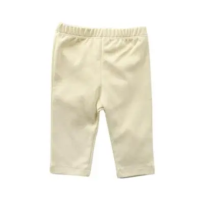 Штаны для новорожденных; Одежда для маленьких девочек из хлопка; штаны с цветочным принтом для маленьких девочек; весенняя одежда для мальчиков и девочек - Цвет: Цвет: желтый