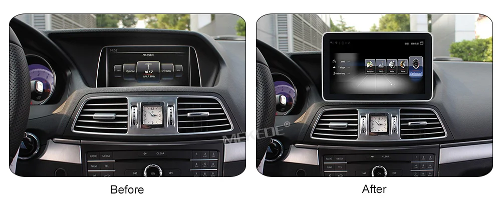 MEKEDE Android 7,1 4G LTE автомобильный мультимедийный плеер Автомобильный DVD для Benz E class Coupe W207 C207 A207 2009- gps Радио 3g ram 32G rom