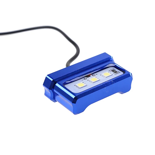 blue Posbay мотоциклетный задний светильник светодиодный мото сигнал Luces номерной знак Светильник Универсальный для Honda Yamaha Suzuki Kawasaki Кафе Racer - Цвет: blue