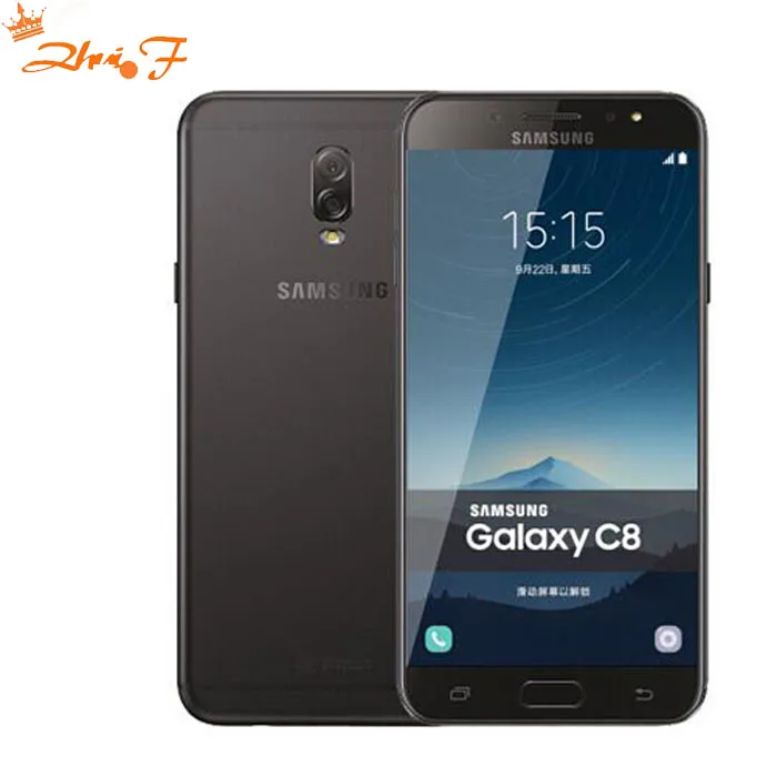 Samsung Galaxy C8 (SM C7100) Super AMOLED FHD 4 Гб ОЗУ 64 ПЗУ 16 МП фронтальная камера две sim карты
