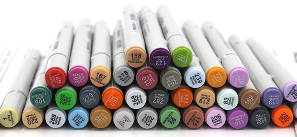 Finecolour EF101 Граффити Маркер рисунок ручки finecolor 160/72/60/48/32 компл. двойной алкоголь эскиз маркеры картина подкладке Manga