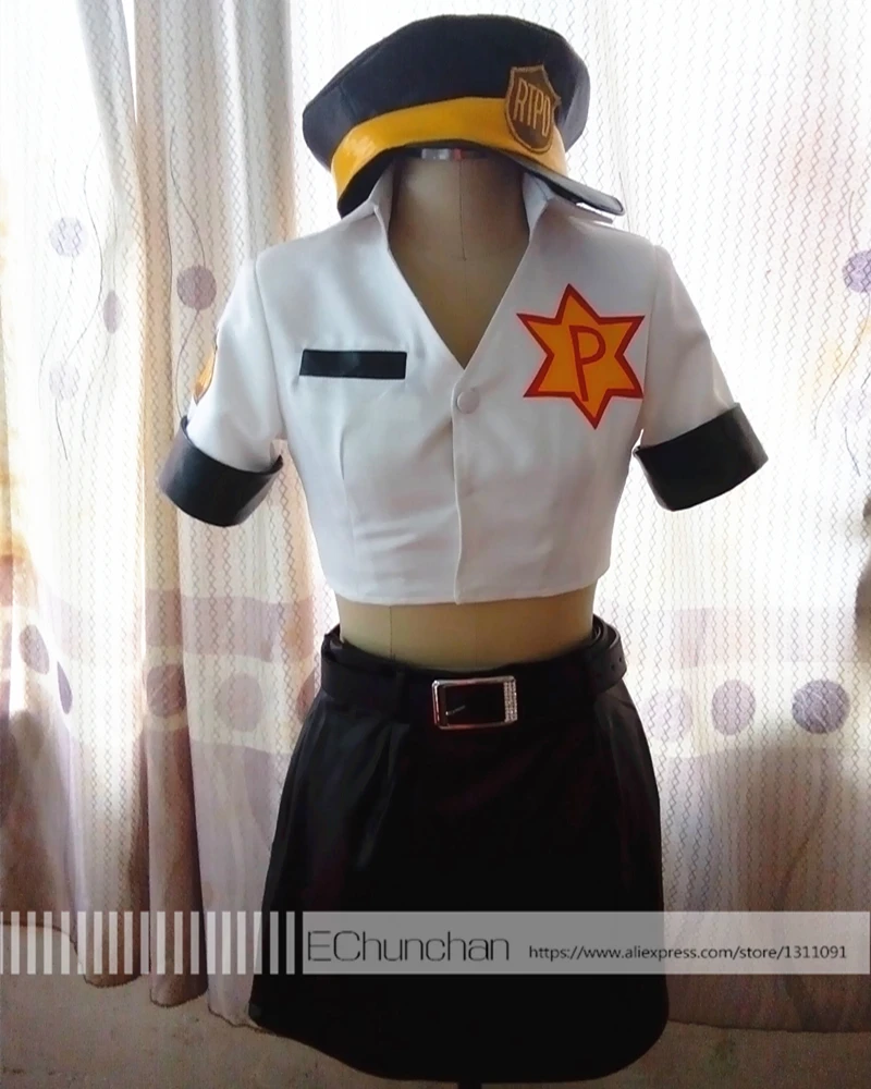 Новое поступление 2017 трусики и чулки с подвязками костюм для косплея полиции
