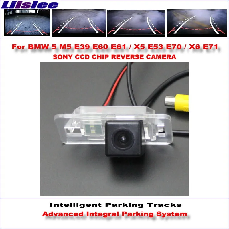 

Liislee Reverse Rear Camera For BMW 5 M5 E39 E60 E61/ X5 E53 E70 / X6 E71 HD 860 Pixels 580 TV Lines Intelligent Parking Tracks