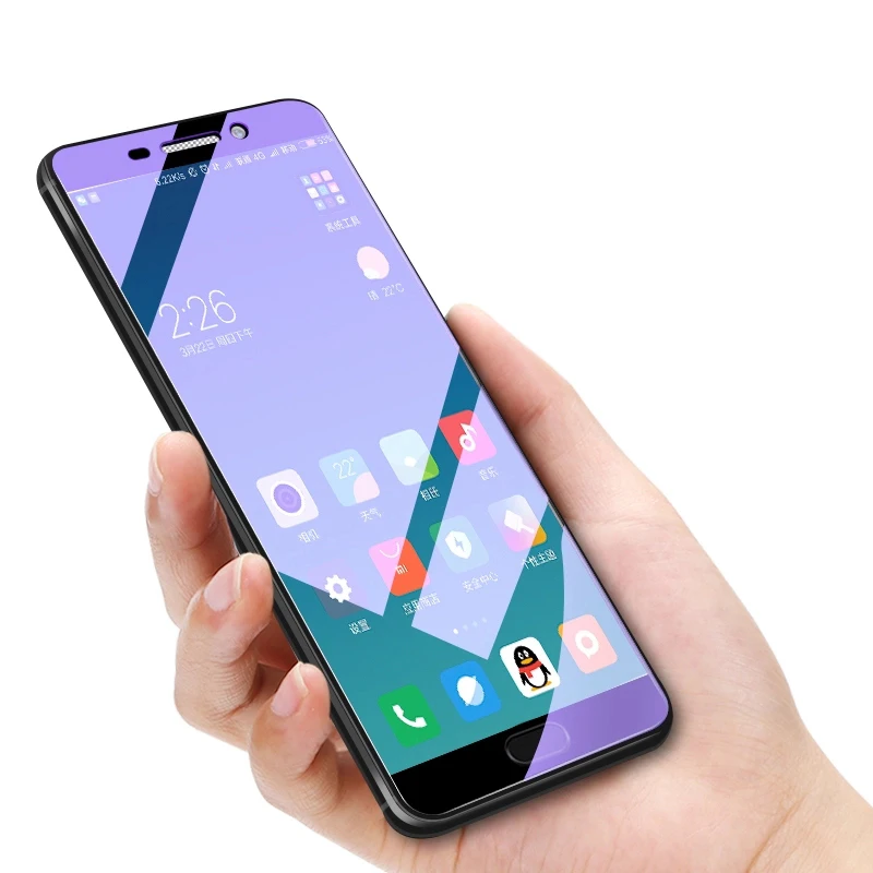MicroData закаленное стекло для Meizu M3 M5 M6 Note защита экрана 9H анти синий светильник
