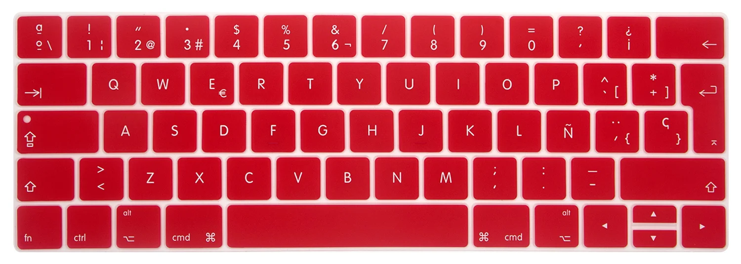 ЕС, Испания, испанский чехол для клавиатуры для нового MacBook Pro 13 15 с сенсорной панелью A1989 A1990 A1706 A1707 протектор кожи