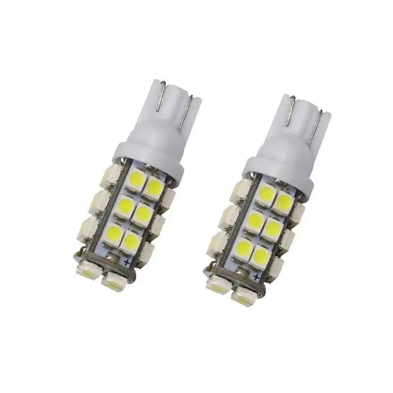 100 шт. T10 28 SMD 1210 3528 Светодиодный 168 W5W 194 Клин светильник сигнальных ламп белого и синего цвета красный светодиодный автомобильный светильник s авто лампы, работающего на постоянном токе 12 В в 168Lm