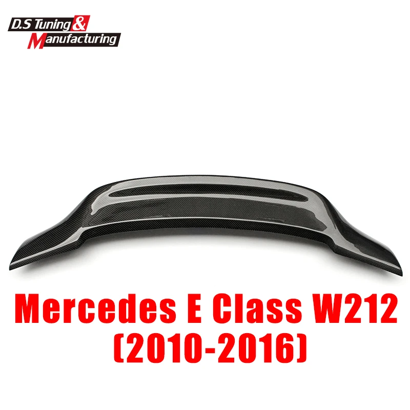 W212 стиль renntech углеродное волокно задний багажник крылья спойлер для benz E класс w212 2010