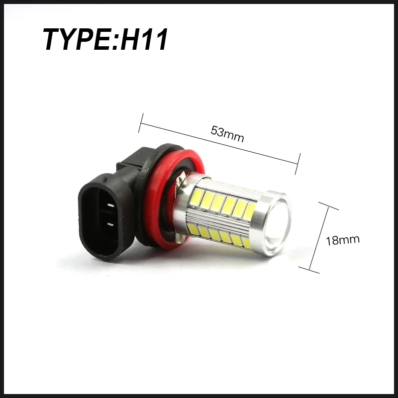 1x5630 33SMD Автомобильная лампочка светильник 12V движения вождения s туман H4