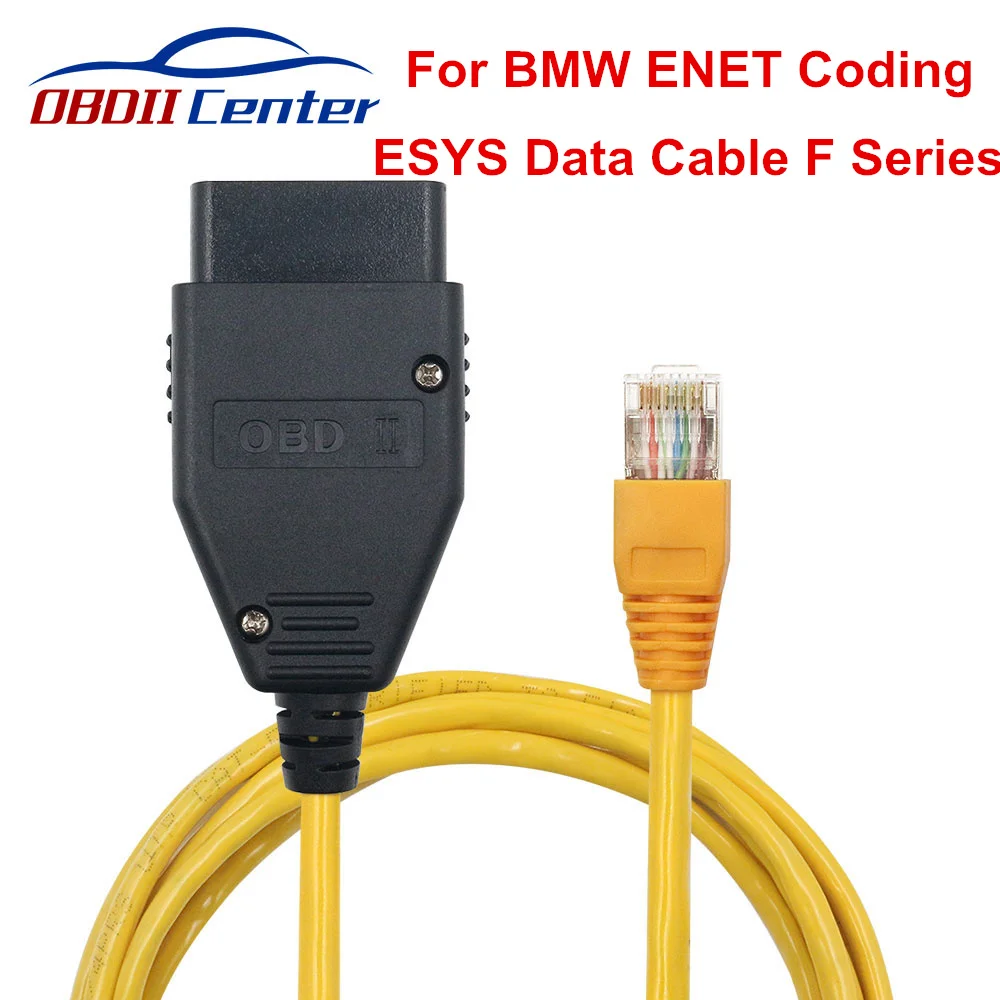 Для BMW ENET кодирующий кабель Ethernet к OBD2 Диагностический интерфейсный ESYS ICOM