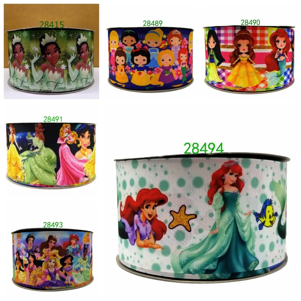 50 ярдов мультфильм напечатанный grosgrain ленты 28494