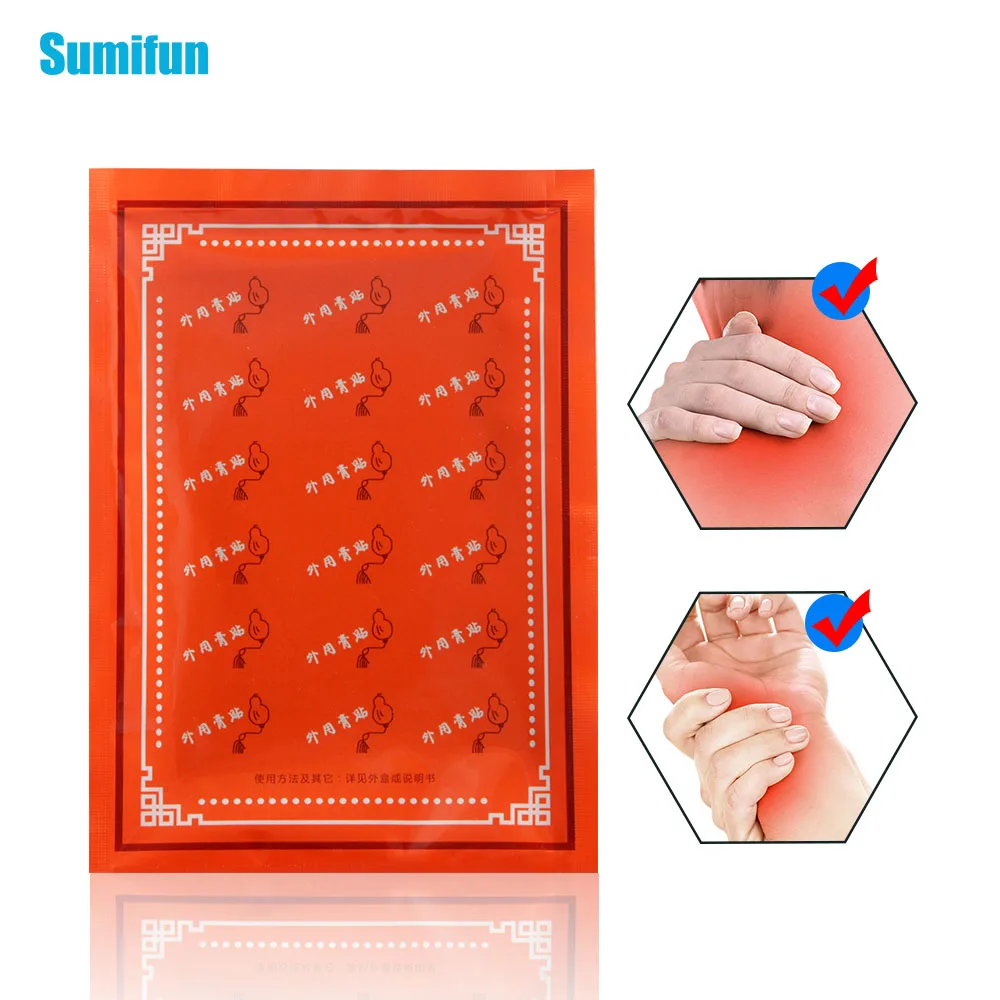 16 шт./2 упаковки пластырь от боли в мышцах|Пластыри терапевтические| |