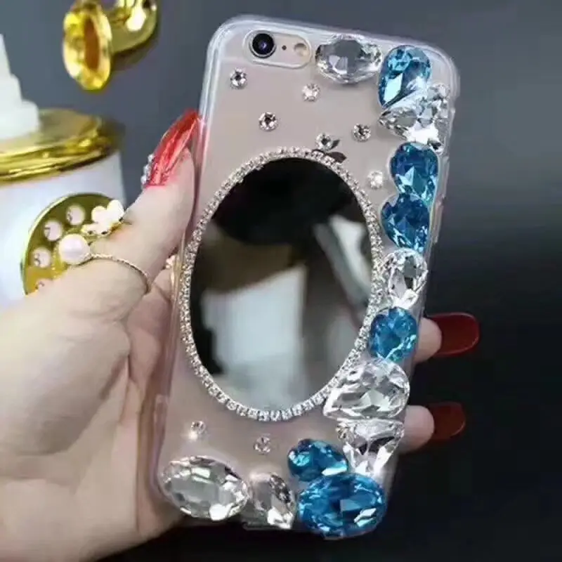 Для Samsung s8 XINGDUO роскошный блестящий зеркальный защитный чехол со стразами для Galaxy