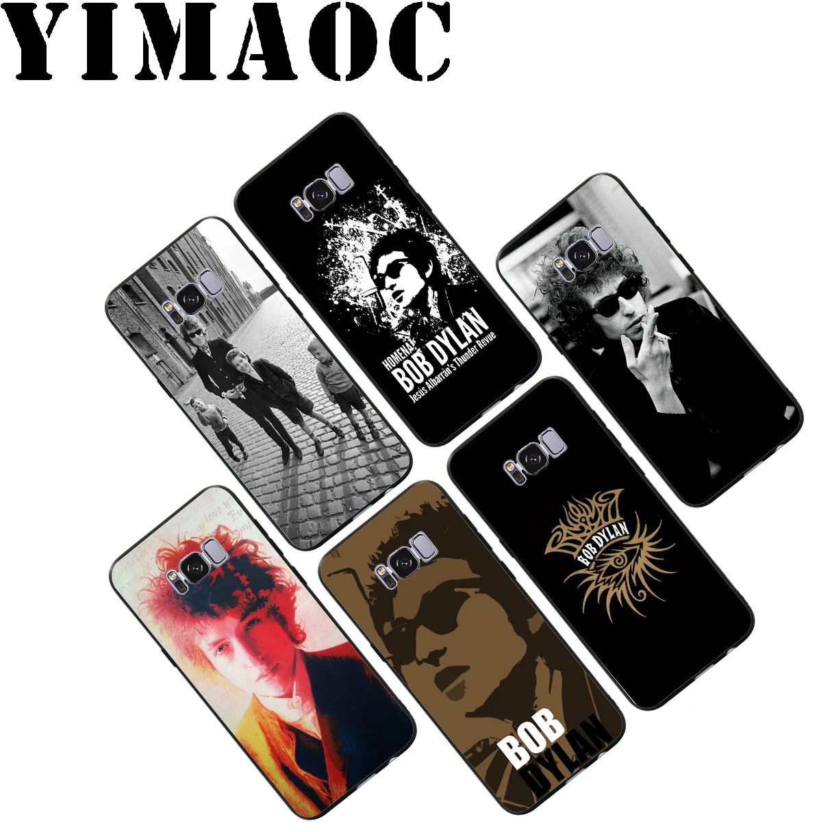YIMAOC Bob Dylan Soft Case for Samsung Galaxy S10 S10e S9 S8 A6 Plus S7 S6 Edge A7 A5 A3 J6 Note 9 8 |