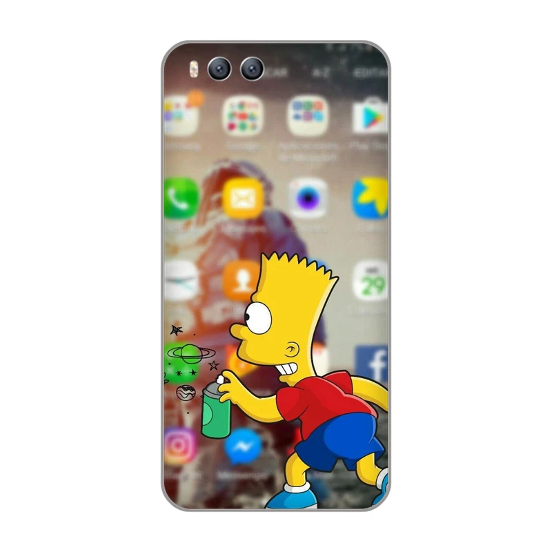 Homer J.Simpson Fundas printed Soft TPU Silicone Case Cover for xiaomi 3 note3 4 5c 5s 5 6 redmi 4a 6a note note2 5a |