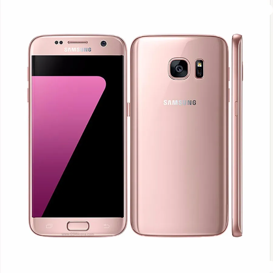 Samsung Galaxy S7 Duos G9300, две sim-карты, разблокированный LTE GSM Android телефон, четыре ядра, 5,1 дюймов, 12 МП ram, 4 Гб rom, 32 ГБ, отпечаток пальца