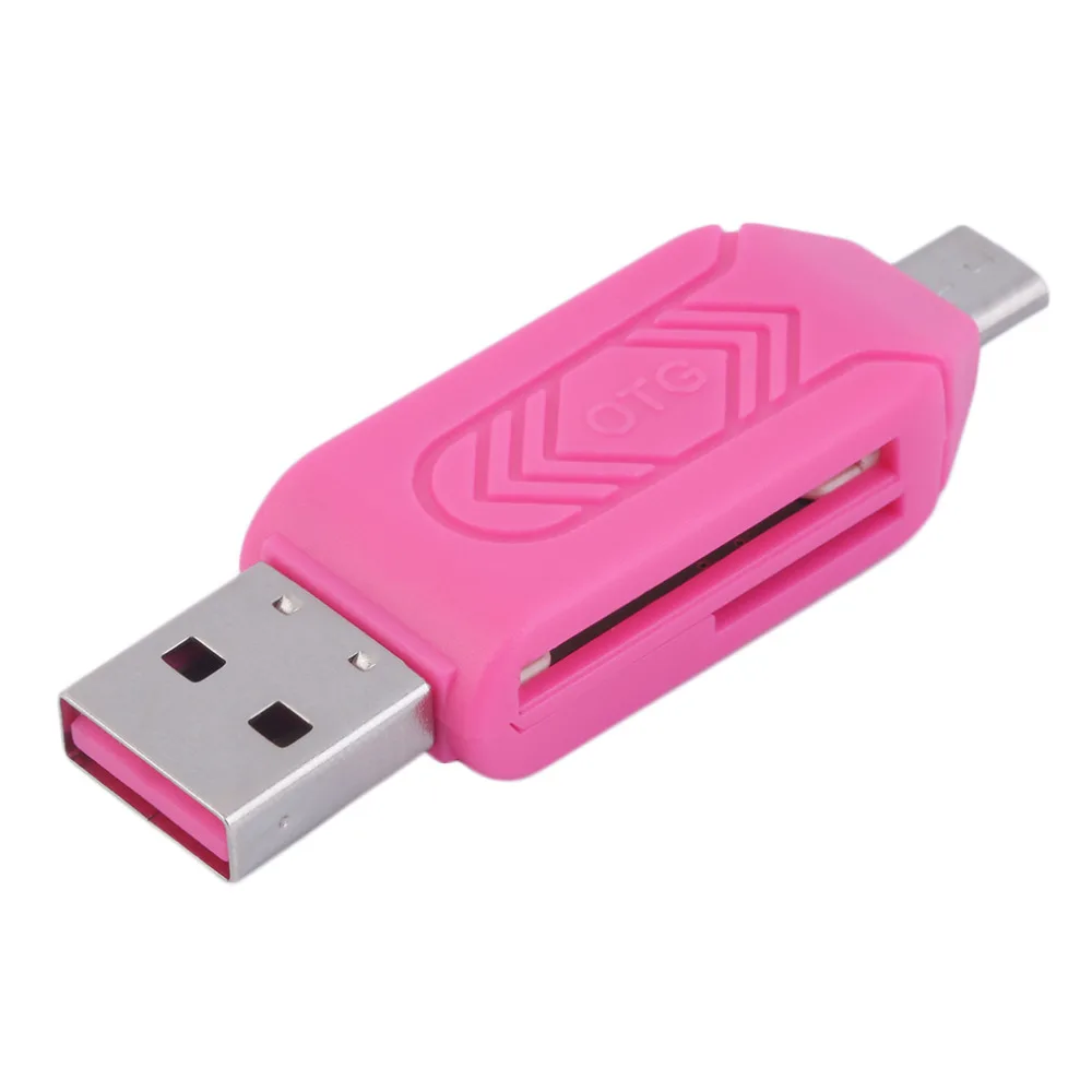 1 шт. Универсальный кард-ридер мобильный телефон ПК кард-ридер Micro USB OTG кард-ридер OTG TF/S-D флэш-память