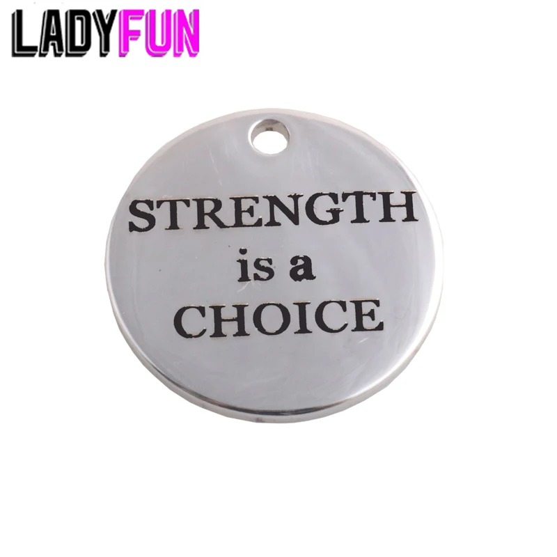 Прочность 20 мм-это Шарм на выбор-Шарм из нержавеющей стали с вашим собственным