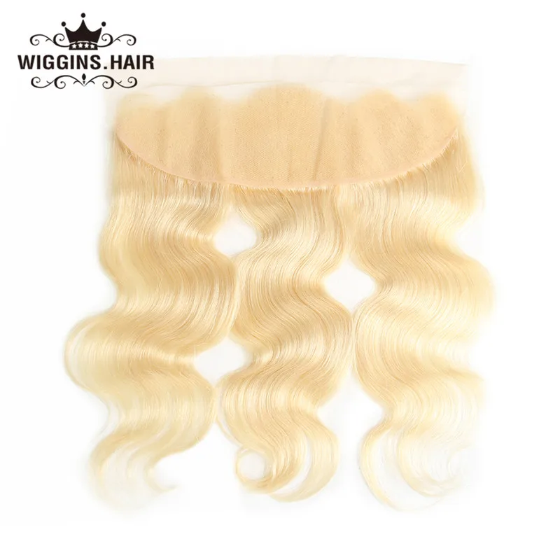 Wiggins волосы малазийские человеческие 613 блонд фронтальная кружевная застежка