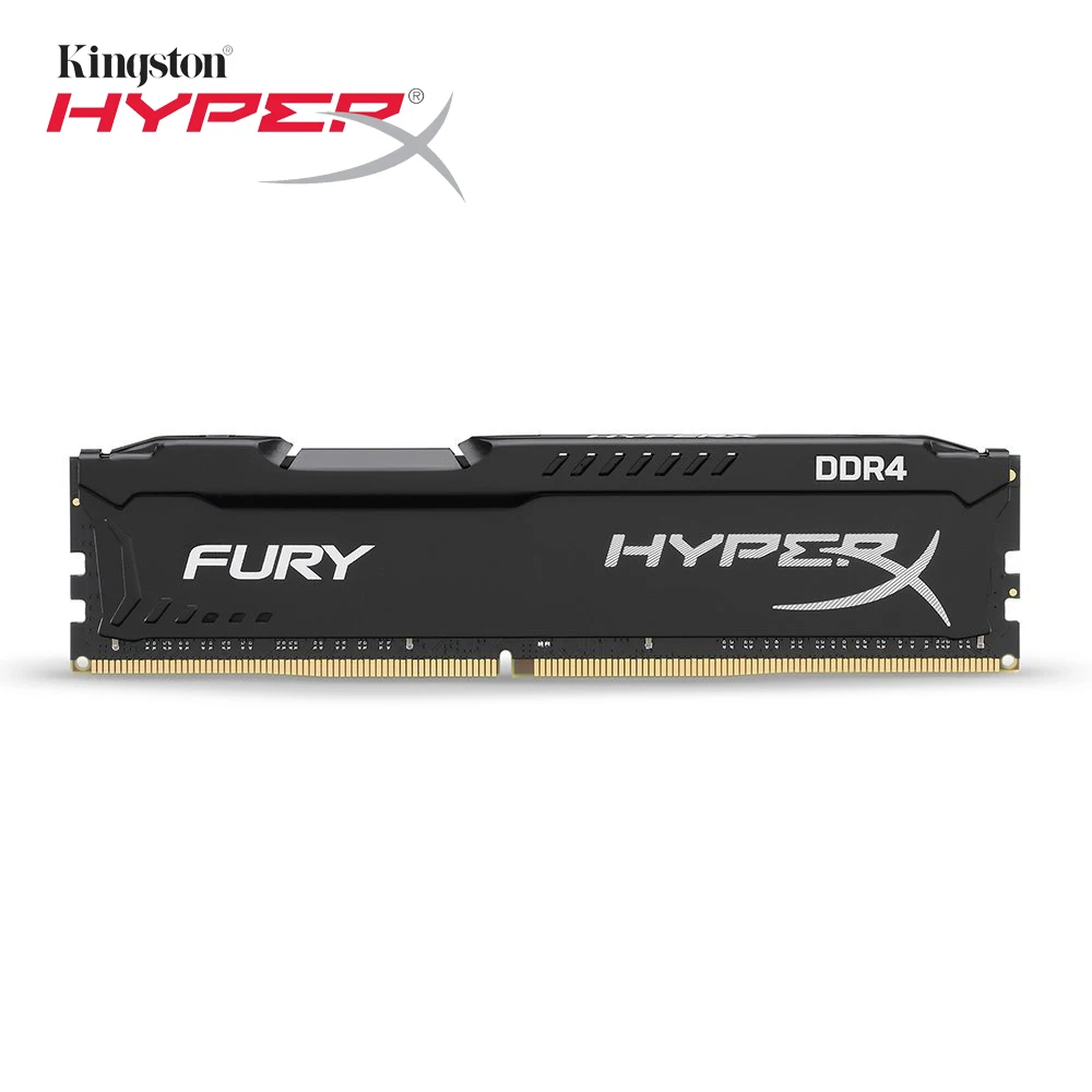 Kingston Memoria ddr4 8 Гб Dimm Ram 4 Гб 16 Гб технология HyperX FURY Black 16 Гб CL15 2400 1,2 в(288-pin) Игровые ОЗУ для настольных ПК