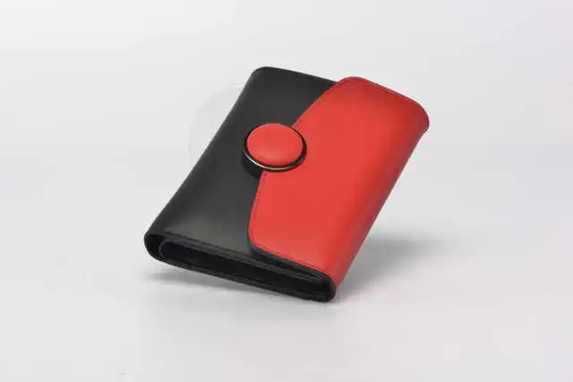 3 модный небольшой простой короткий кошелек из свежей кожи Женский Большой