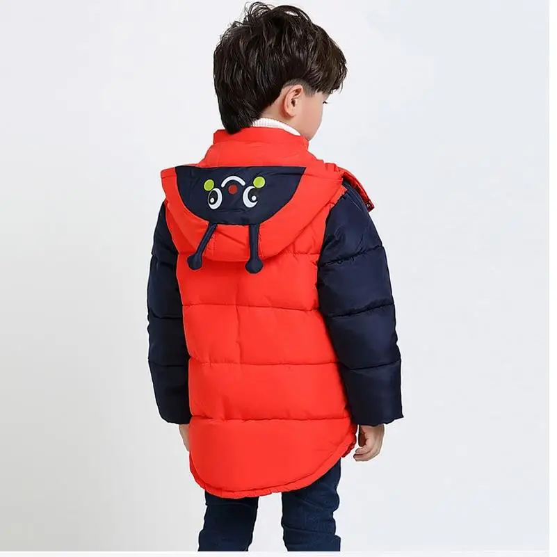 2019 Ограниченная серия детское длинное теплое пальто из полиэстера в европейском