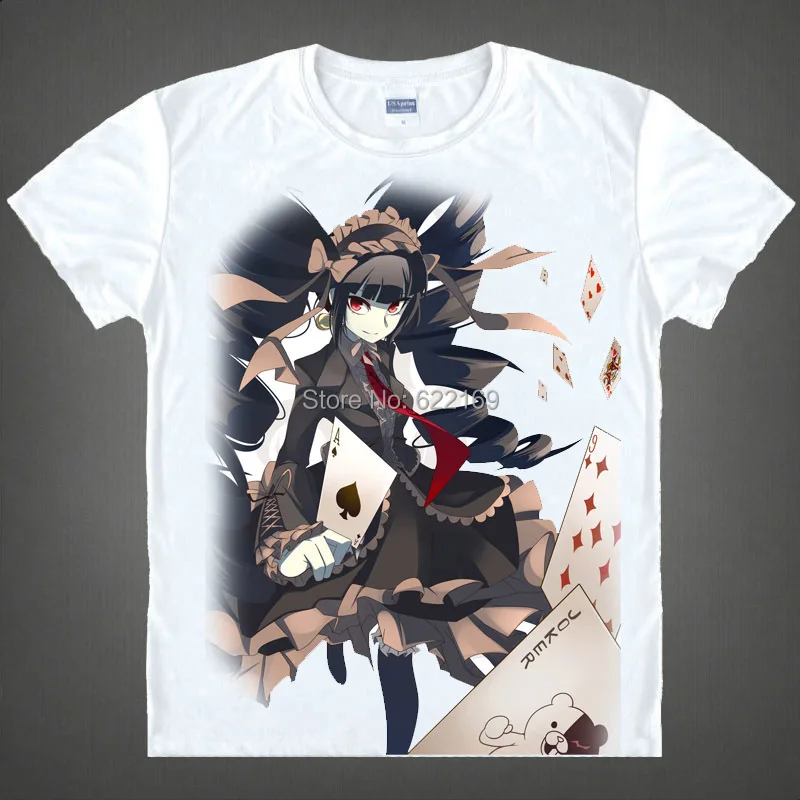 Мужская футболка из аниме данганронпа 2 Monokuma Makoto Naegi японская известная анимация